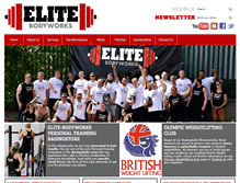 Tablet Screenshot of elite-bodyworks.com